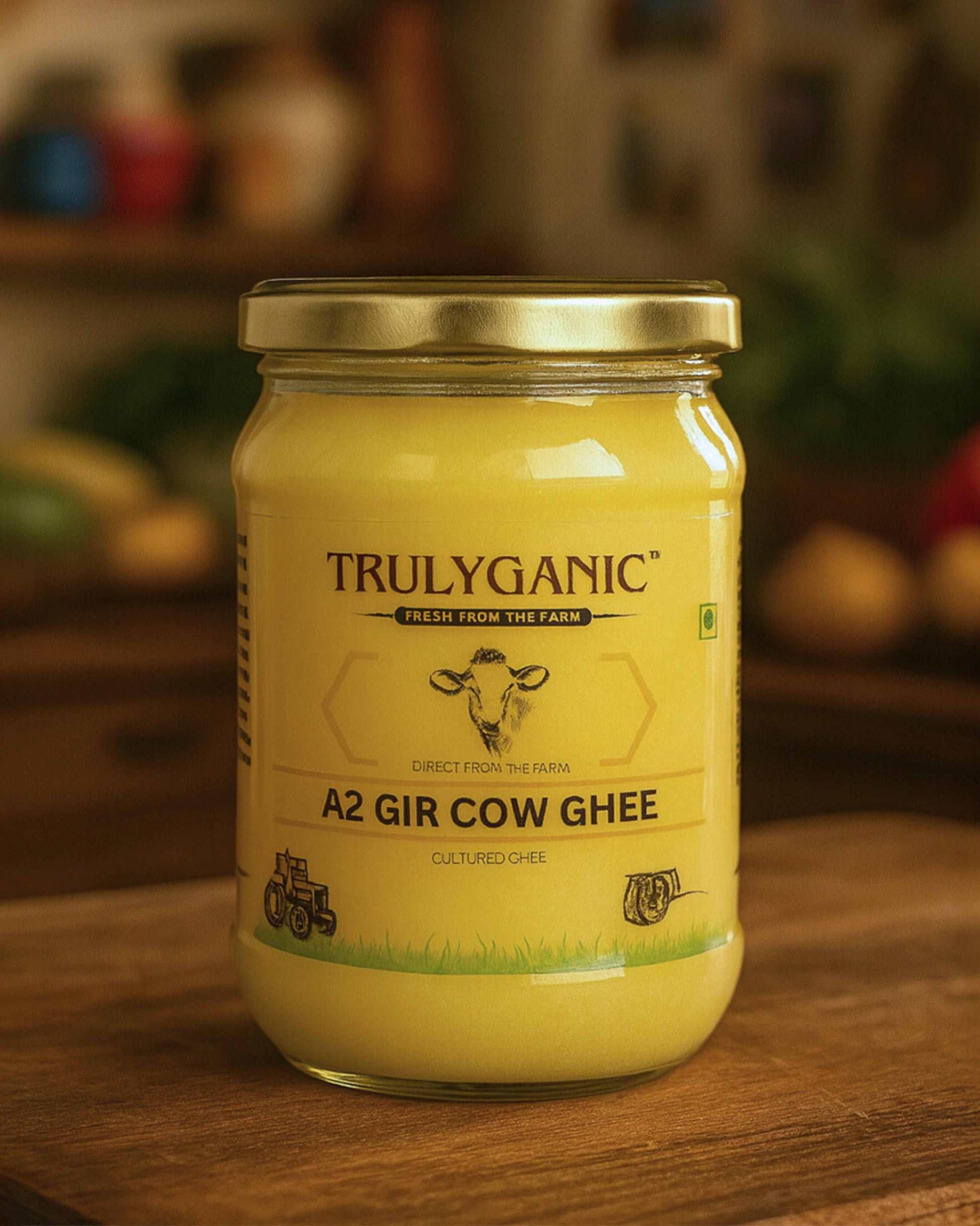Trulyganic A2 Bilona Gir Cow Ghee