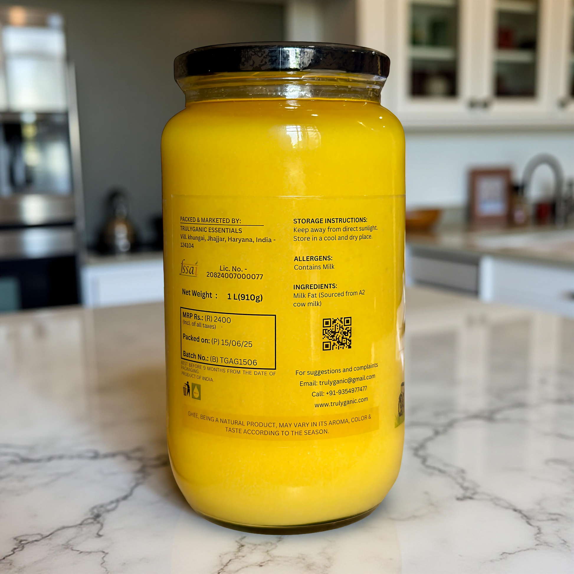 Trulyganic A2 Bilona Gir Cow Ghee