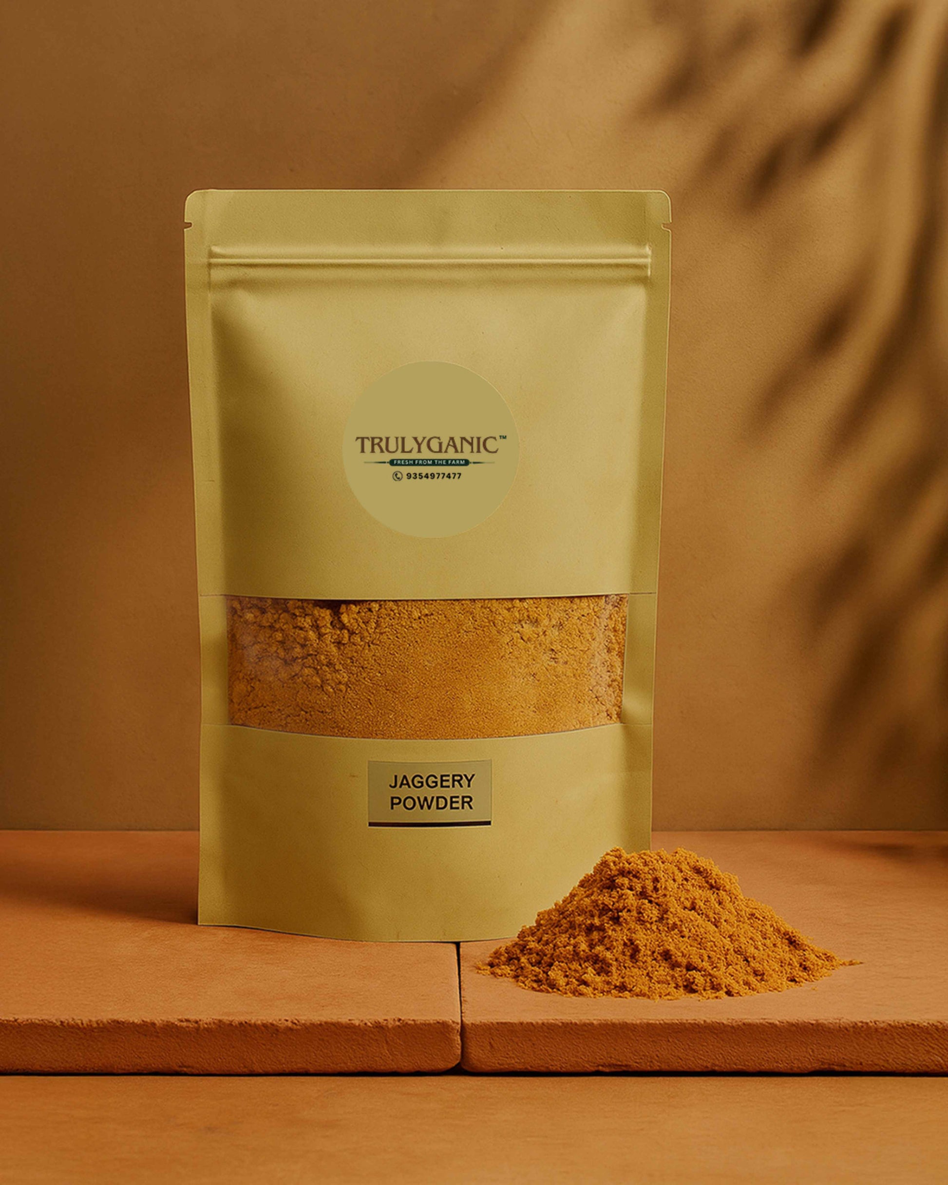 Trulyganic Jaggery Powder, 500g
