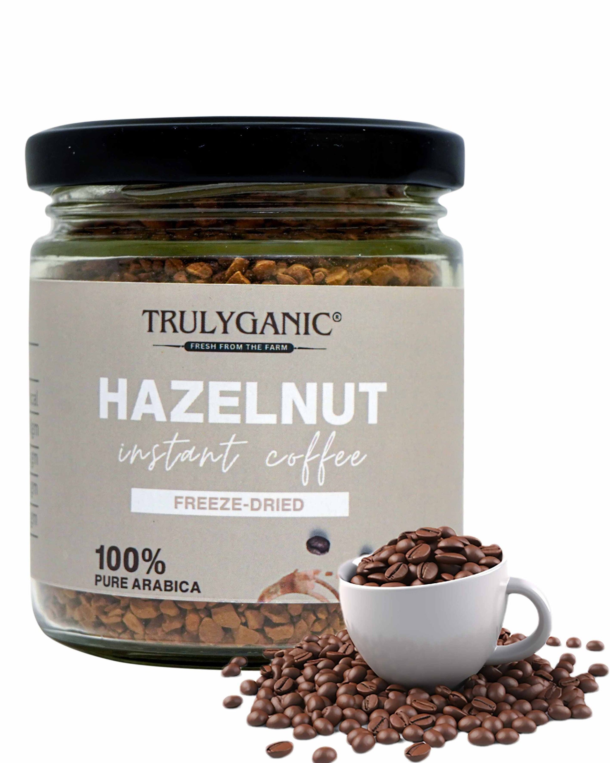 Trulyganic Hazelnut Flavoured Instant Coffee